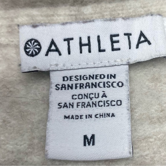 Athleta Westlake Wool Blend Cardigan W Medium Toasted Brown Heather - Picture 3 of 13